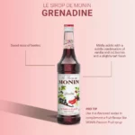 MONIN ไซรัป BASE กลิ่น Grenadine Syrup 700 ml. - Image 2