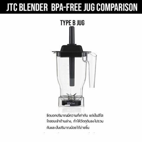 อะไหล่ JTC Omniblend V - ฝาปิดทรงสูง Tall Spare Lid (ใช้กับไม้คนทรงสูง) - Image 2