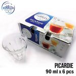1 แก้ว Duralex ทรง Picardie 90ml (3 1/8 oz.) – เซ็ท 6 ใบ