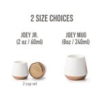 แก้วกาแฟ FELLOW - Joey Ceramic Coffee Mug สี Matte White (เลือกไซส์) - Image 3