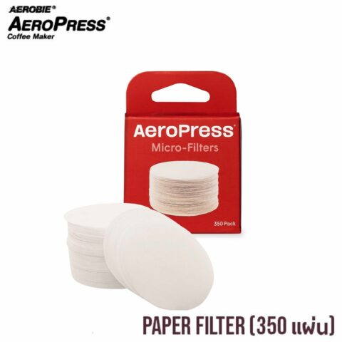 กระดาษกรองเครื่องชง Aeropress จาก Aerobie (กล่องบรรจุ 350 แผ่น) + Also Fits MyDutch - Image 1