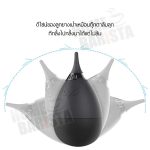 ลูกยางเป่าผงกาแฟ VSGO "Imp Blower" (ทรงสั้น) - สี Galaxy Black - Image 4