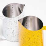 WPM Milk Pitcher #06 Round Spout - 450ml เหยือกสตีมนม ปากมน (Color Choice) - Image 8