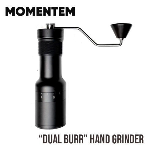 [NEW 2024!] เครื่องบดกาแฟ MOMENTEM "Dual Burr" Hand Grinder (Double Grind + Sifter) - Image 1