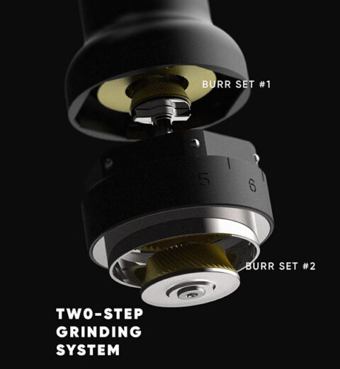 [NEW 2024!] เครื่องบดกาแฟ MOMENTEM "Dual Burr" Hand Grinder (Double Grind + Sifter) - Image 7