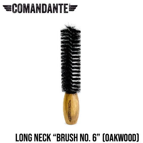 [NEW!] แปรง ปัด ทำความสะอาด เครื่องบดมือหมุน Comandante "Brush No. 6" Long Neck (Oakwood) - Image 1