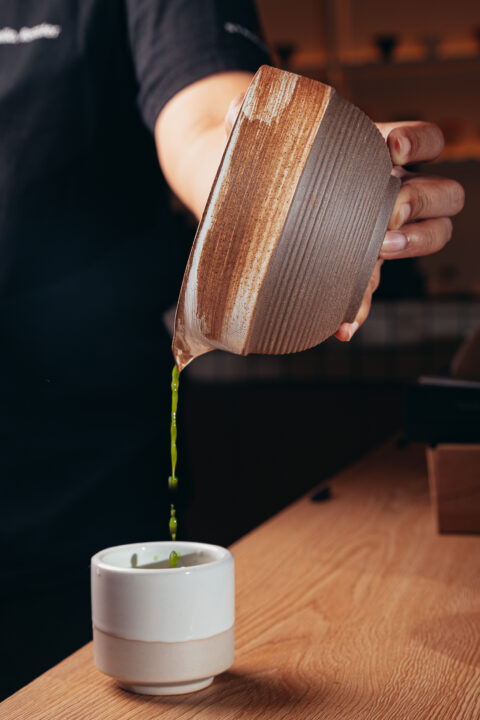 ชามชงชา มัทฉะ พร้อมปากเท Matcha Stirring Bowl with Spout (4 Color Choices) - Image 8