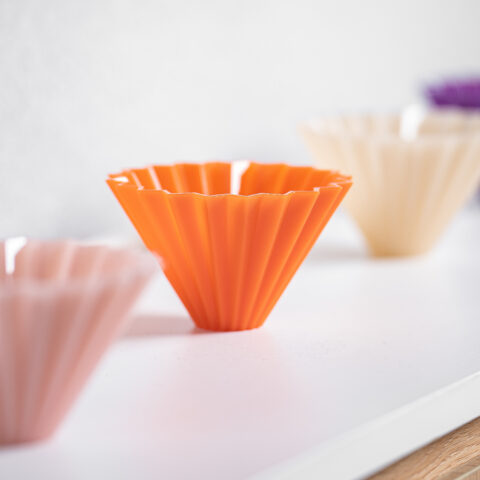 [LIMITED!] ดริปเปอร์ พลาสติก ORIGAMI Dripper "Air" ไซส์ S (Orange) - Image 3