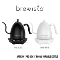 "PRO Gen 3"  กาดริปไฟฟ้า Brewista Artisan Variable Electric Kettle(Pure Black & Pure White)600ml.