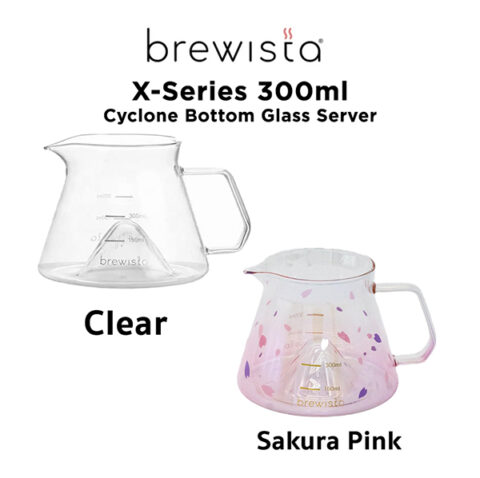 เหยือกเสิร์ฟ Brewista X-Series 300ml Cyclone Bottom Glass Server (1-2 Cups) - Image 1