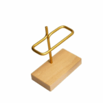 ที่วางกระดาษกรอง Paper Filter Holder Gold Aluminium+Wood (CFH-004-MB) - Image 2