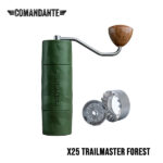 [NEW!] เครื่องบดกาแฟมือหมุน Comandante "X25 Trailmaster" Tigershark® Burrs (สี Forest Green)