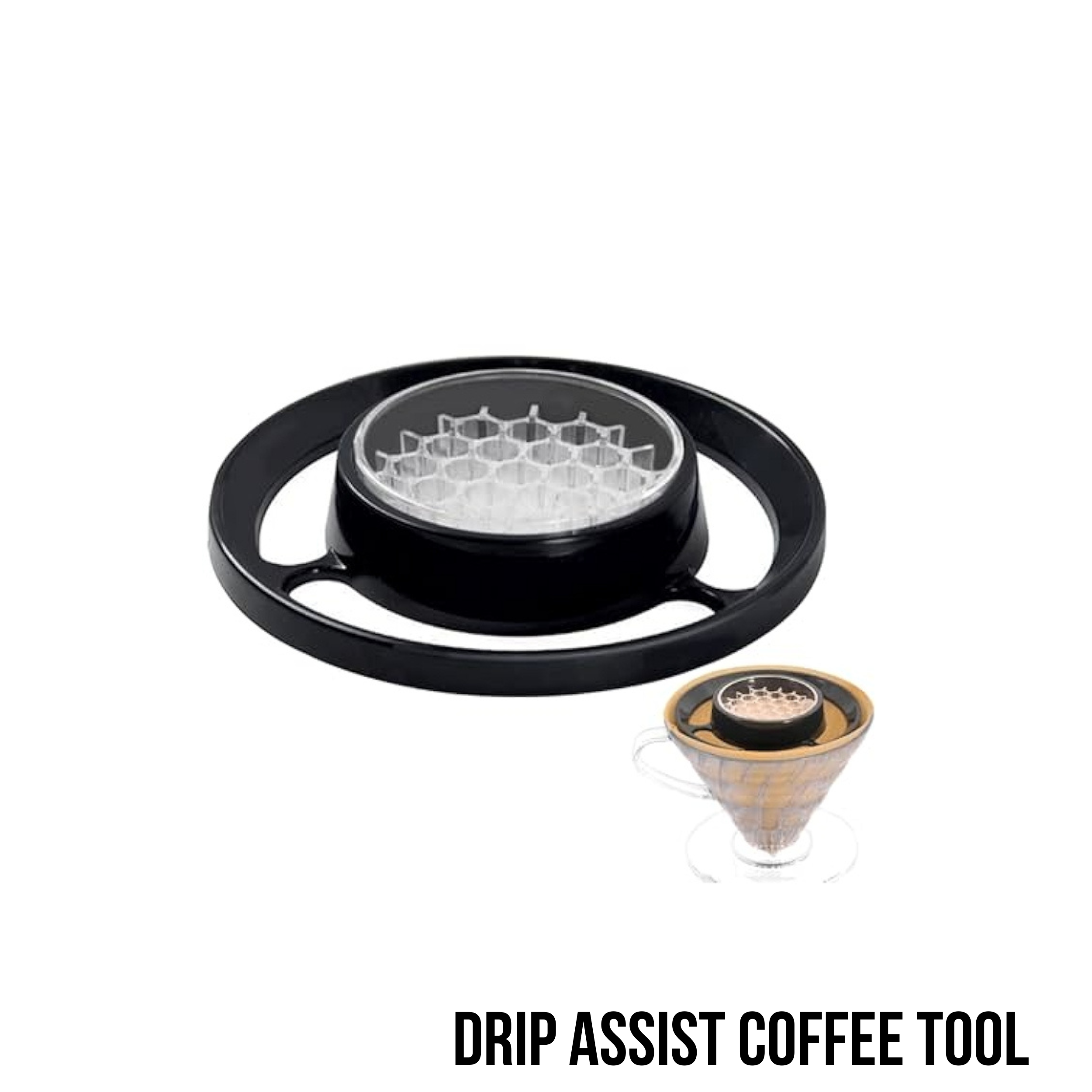 สำเนาของ TheHomeBarista (2) อุปกรณ์ช่วยดริปกาแฟ Cafemasy Drip Assist Coffee Tool (Black) - Image 1