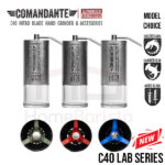 [NEW!] เครื่องบดกาแฟมือหมุน Comandante "C40 LAB SERIES" (3 Burr Choices)