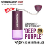 [NEW!] เครื่องบดกาแฟมือหมุน Comandante C40 High Precision "Deep Purple (BB Style)" เฟืองบด Nitro Blade Hand Grinder MK4