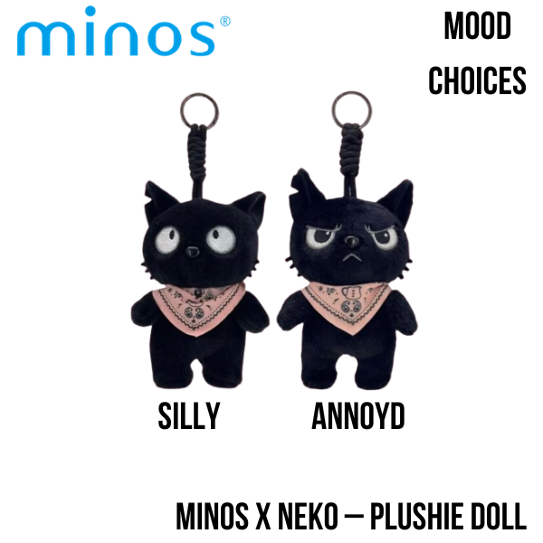 Mood choices Minos x Neko – Plushie Doll ตุ๊กตาน้องแมวสุดน่ารัก เลือกอารมณ์ได้ (Mood choice) - Image 1