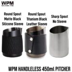 WPM Handleless Milk Pitcher